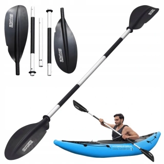 Nastaviteľné hliníkové pádlo na kajak, čln a SUP 230 cm