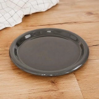 Dezertný tanier 21 cm – sivý keramický tanier