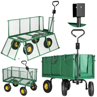 Záhradný vozík HÖGLER 250 l / 550 kg s plachtou