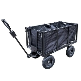 Záhradný vozík HÖGLER 250 l / 550 kg s plachtou čierny