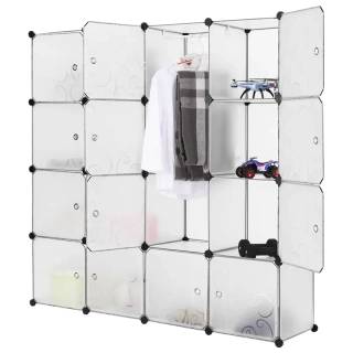 Modulárna skriňa HÖGLER ELEGANCE 16 modulov 144 x 144 x 37 cm