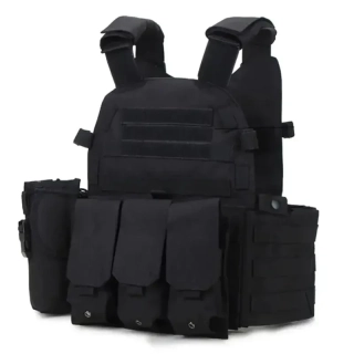 Outdoor vesta FOXTER® MOLLE čierna