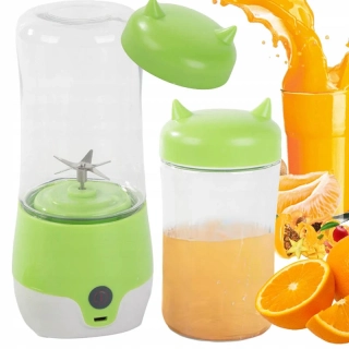Prenosný smoothie mixér 350 ml zelený