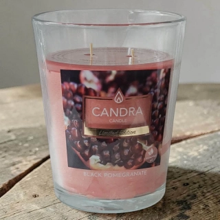 Sviečka CANDRA Limited Edition Black Pomegranate