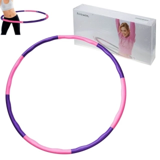 Skladacia masážna hula hoop obruč nastaviteľná 75 – 95 cm