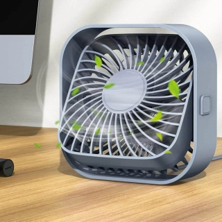Stolný USB ventilátor s nastaviteľným sklonom 360°