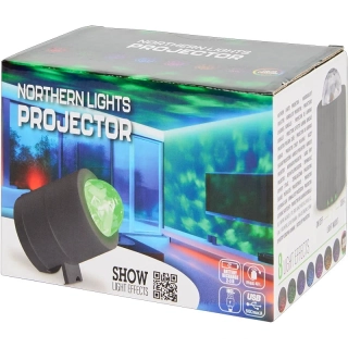 Projektor polárnej žiary LED s USB-C nabíjaním