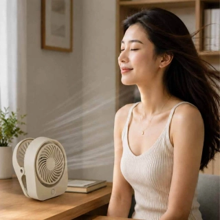 Stolný ventilátor s klipom USB