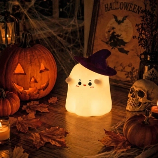 Nočné LED svetlo do detskej izby Duch 13 cm