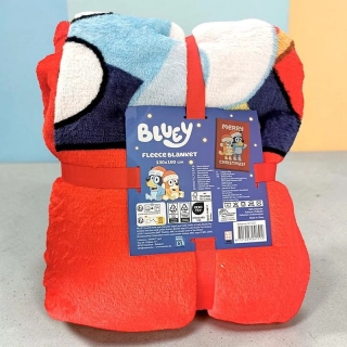 Bluey fleecová deka 130 × 160 cm