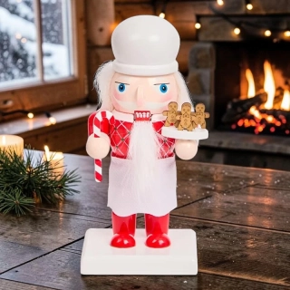 Vianočný luskáčik – Cukrár s perníčkami 16 cm