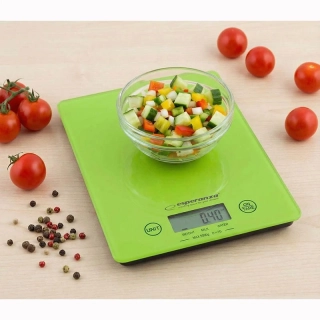 Digitálna kuchynská váha Esperanza LEMON Green do 5 kg