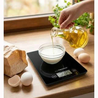 Digitálna kuchynská váha Esperanza LEMON Black do 5 kg