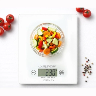Digitálna kuchynská váha Esperanza LEMON White do 5 kg