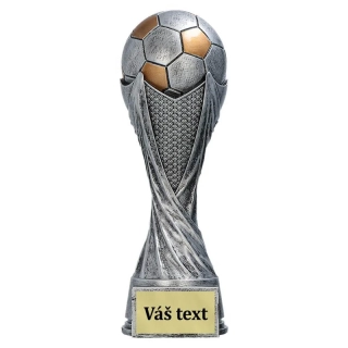 Futbalová trofej s loptou 15 cm