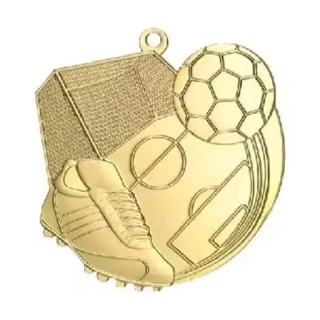 MMC6072 Zlatá futbalová medaila ø 50 mm