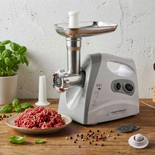 Elektrický mlynček na mäso Esperanza MEATBALL sivý 600 W