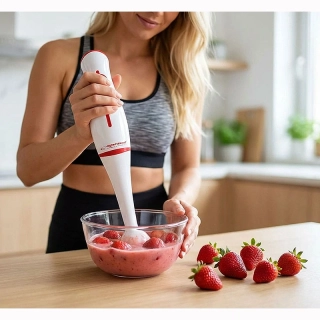 Tyčový mixér Esperanza FRAPPE 250 W bielo-červený
