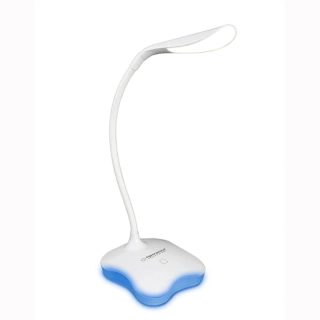 Stolná LED lampa Esperanza MIMOSA biela
