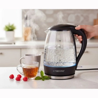Sklenená rýchlovarná kanvica Esperanza Salto Angel 1,7 L