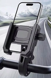 Držiak na telefón na riadidlá bicykla, kolobežky a motocykla