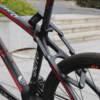 Skladací zámok na bicykel s číselným kódom 85 cm