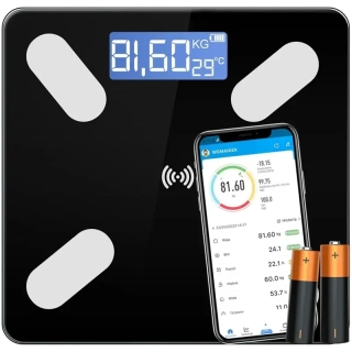 Inteligentná osobná váha s Bluetooth a analýzou tela do 180 kg