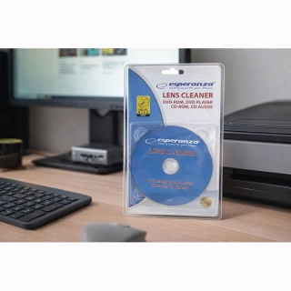 Čistiaci disk na optické mechaniky CD/DVD Esperanza