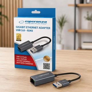Gigabit Ethernet adaptér Esperanza USB 3.0 – RJ45 1000 Mb/s