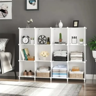 Modulárna skriňa HÖGLER ELEGANCE 12 modulov 92 x 129 x 32 cm biela