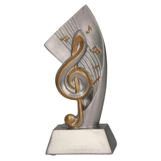 Hudobná figúrka husľový kľúč 17,5 cm