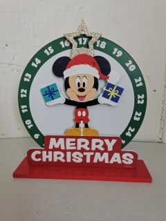 Drevený adventný kalendár Disney Mickey Mouse