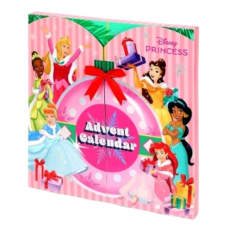Adventný kalendár s kozmetikou Disney Princess – 24 prekvapení