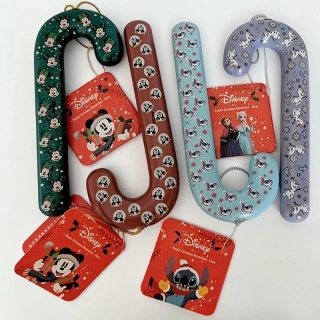 Vianočná ozdoba Disney v tvare cukrovej paličky 18 cm