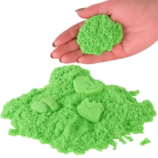Zelený kinetický piesok 1 kg