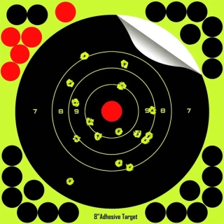 Samolepiace reaktívne terče WESTSNIPE 20 × 20 cm – 25 ks