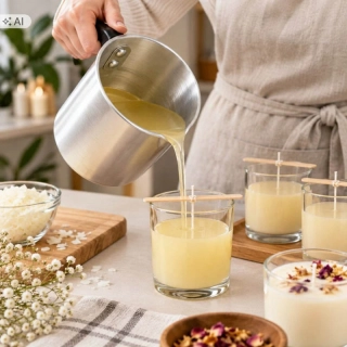 Hliníková nádoba na rozpúšťanie vosku 1,2 l
