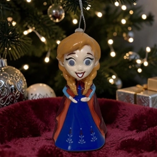 Závesná ozdoba na stromček 3D Disney Ľadové kráľovstvo – figúrka Anna 9 cm