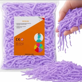 Senzorické pohyblivé červíky pre deti fialové