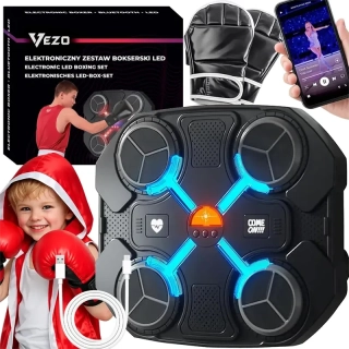 Elektronický boxerský terč VEZO s Bluetooth a LED osvetlením