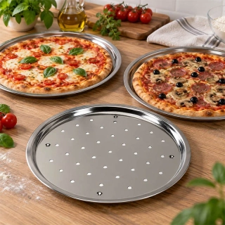 Perforovaný plech na pizzu Ø 32 cm