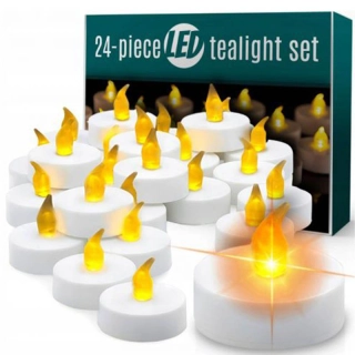 LED sviečka s efektom plameňa – teplé svetlo 1 ks