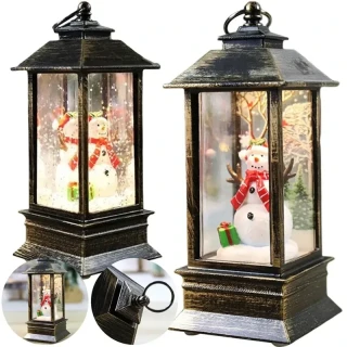 Vianočný LED lampáš 13 cm