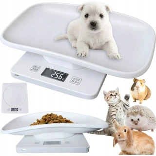 Elektronická LCD váha pre mačky a malé zvieratá do 10 kg / 1 g