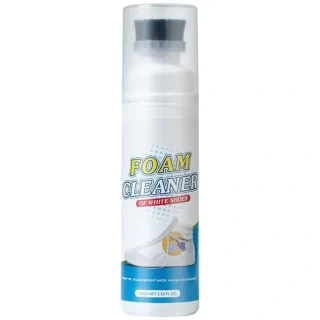 Čistiaca pena na bielu obuv so zabudovanou kefkou 100 ml