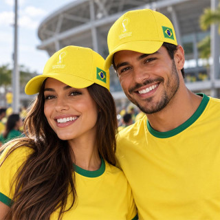 Žltá šiltovka Brazília FIFA World Cup Qatar 2022