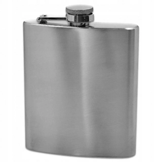 Ploskačka nerezová strieborná 180 ml