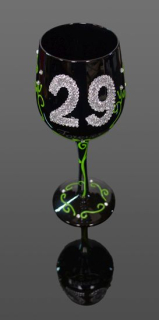 Čaša čierna " 29 "
