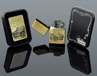 Zapaľovač benzín Gentelo Off Road gold