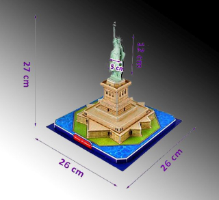 3D puzzle Socha Slobody